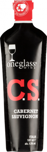 one glass
